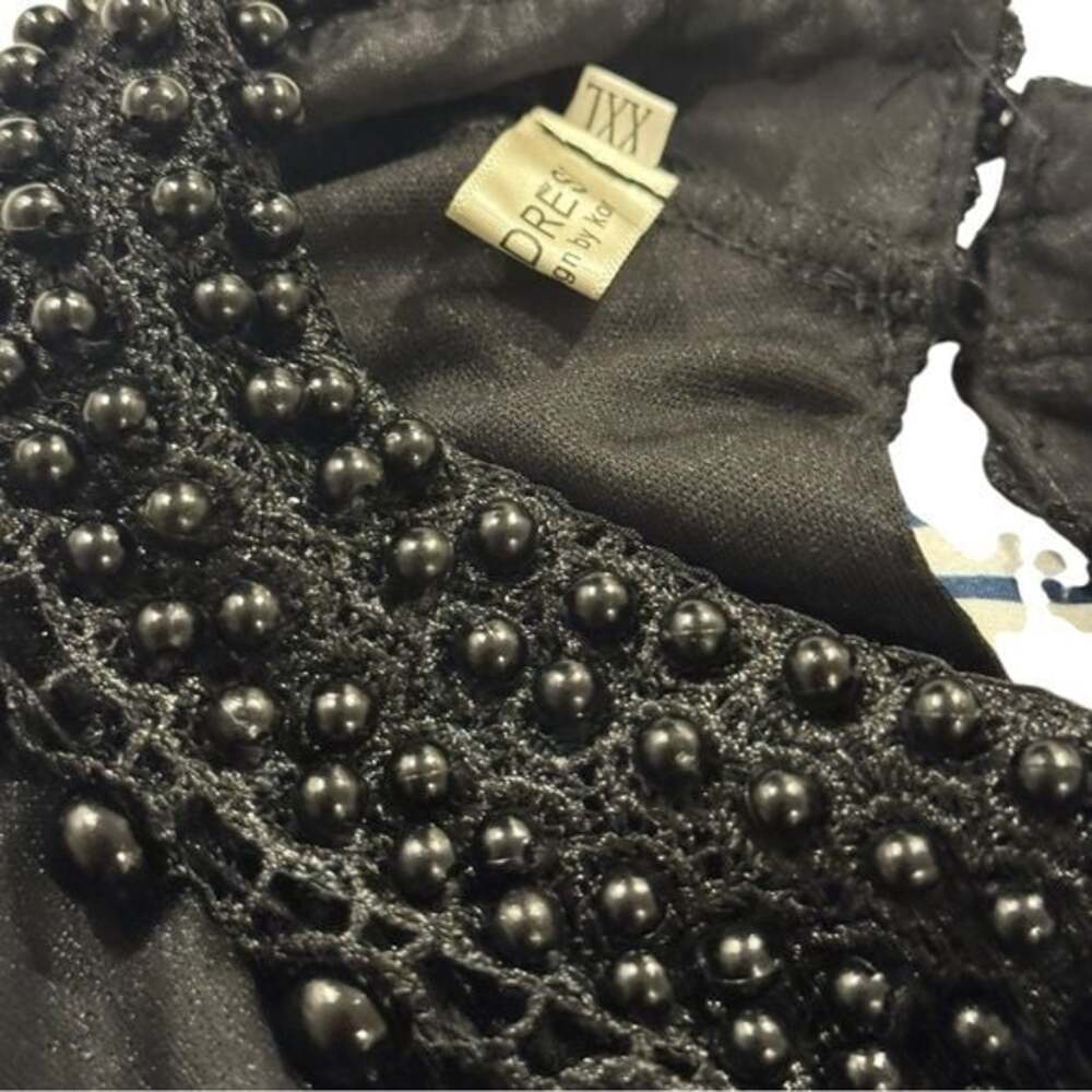 Elegant Black Lace Long Sleeve Blouse - Picture 9 of 14